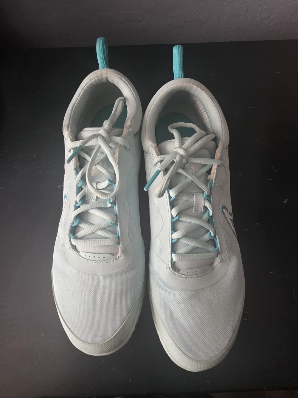 Light Blue & White Women's Athletic Sneakers
